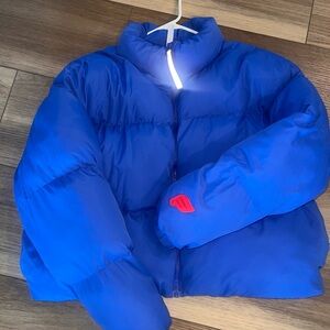 Fabletics Blue Puffer Jacket